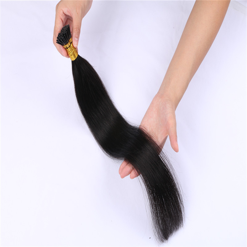 #1 Jet black I Tip Hair Extensions  Salon Quality  Remy Human Hair Extensions YL347